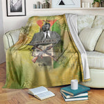 Samora Machel Blanket Mozambique Flag Unity and Victory Quote Liberation Struggle - African Freedom Tribute - African Pride