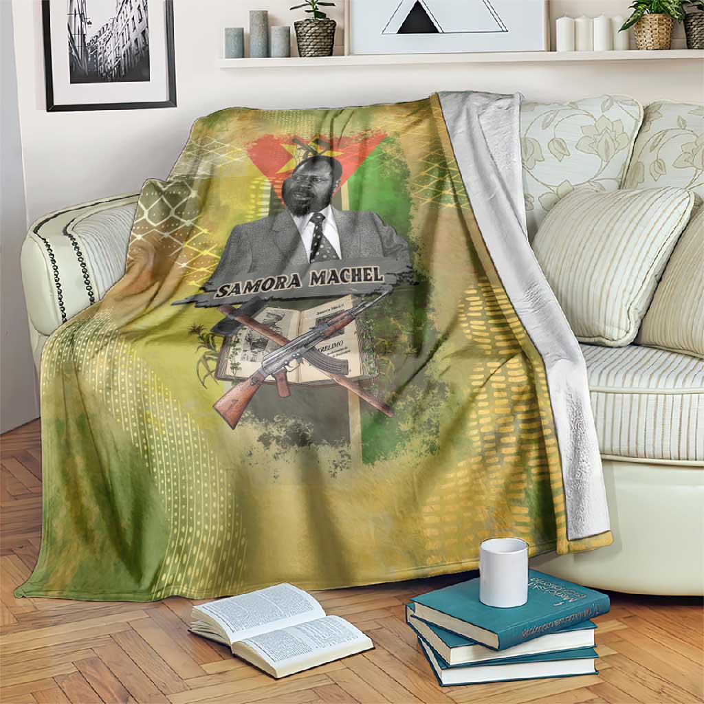 Samora Machel Blanket Mozambique Flag Unity and Victory Quote Liberation Struggle - African Freedom Tribute - African Pride