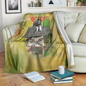Samora Machel Blanket Mozambique Flag Unity and Victory Quote Liberation Struggle - African Freedom Tribute - African Pride