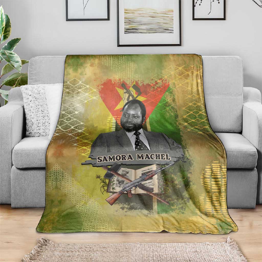 Samora Machel Blanket Mozambique Flag Unity and Victory Quote Liberation Struggle - African Freedom Tribute - African Pride