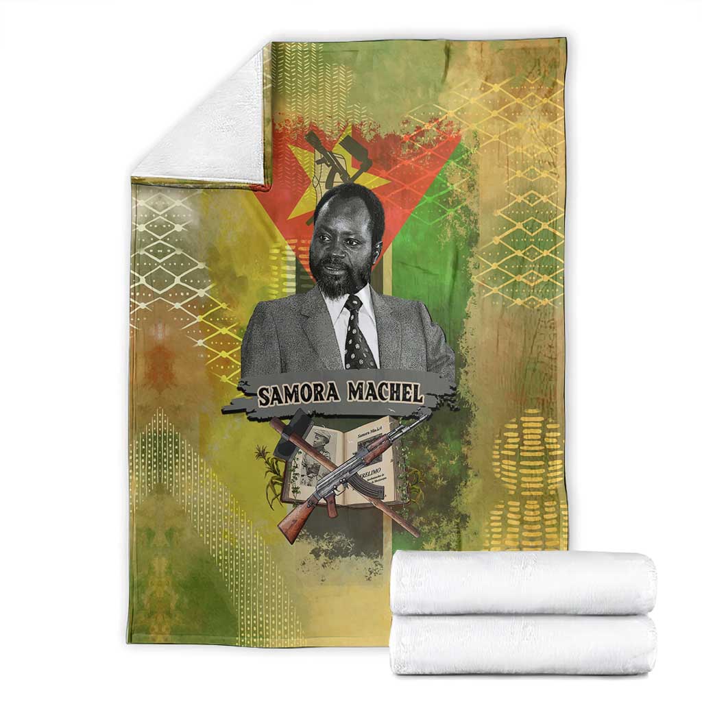 Samora Machel Blanket Mozambique Flag Unity and Victory Quote Liberation Struggle - African Freedom Tribute - African Pride