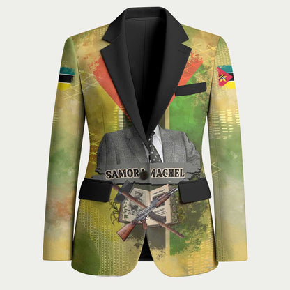 Samora Machel Blazer Mozambique Flag Unity and Victory Quote Liberation Struggle - African Freedom Tribute - African Pride