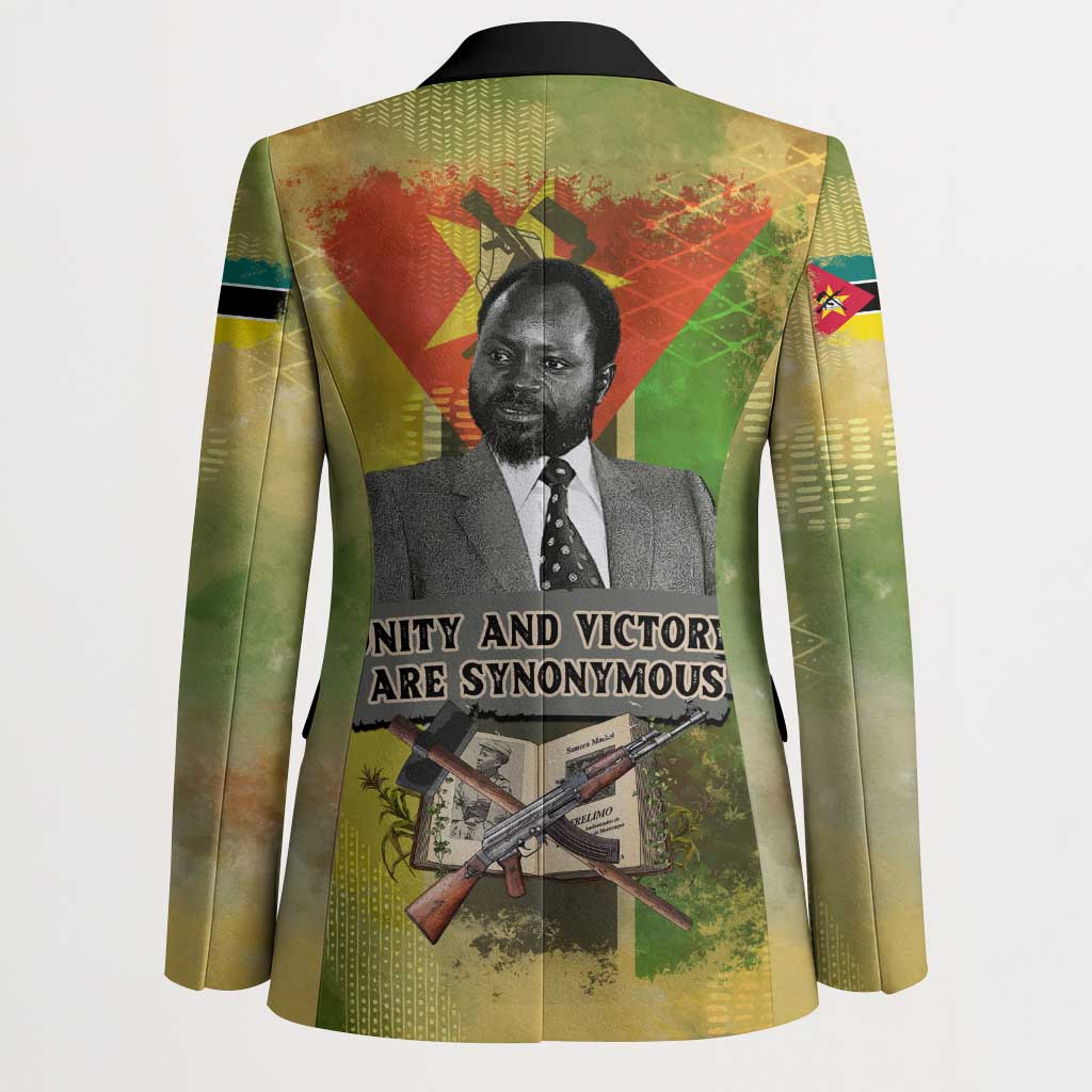 Samora Machel Blazer Mozambique Flag Unity and Victory Quote Liberation Struggle - African Freedom Tribute - African Pride