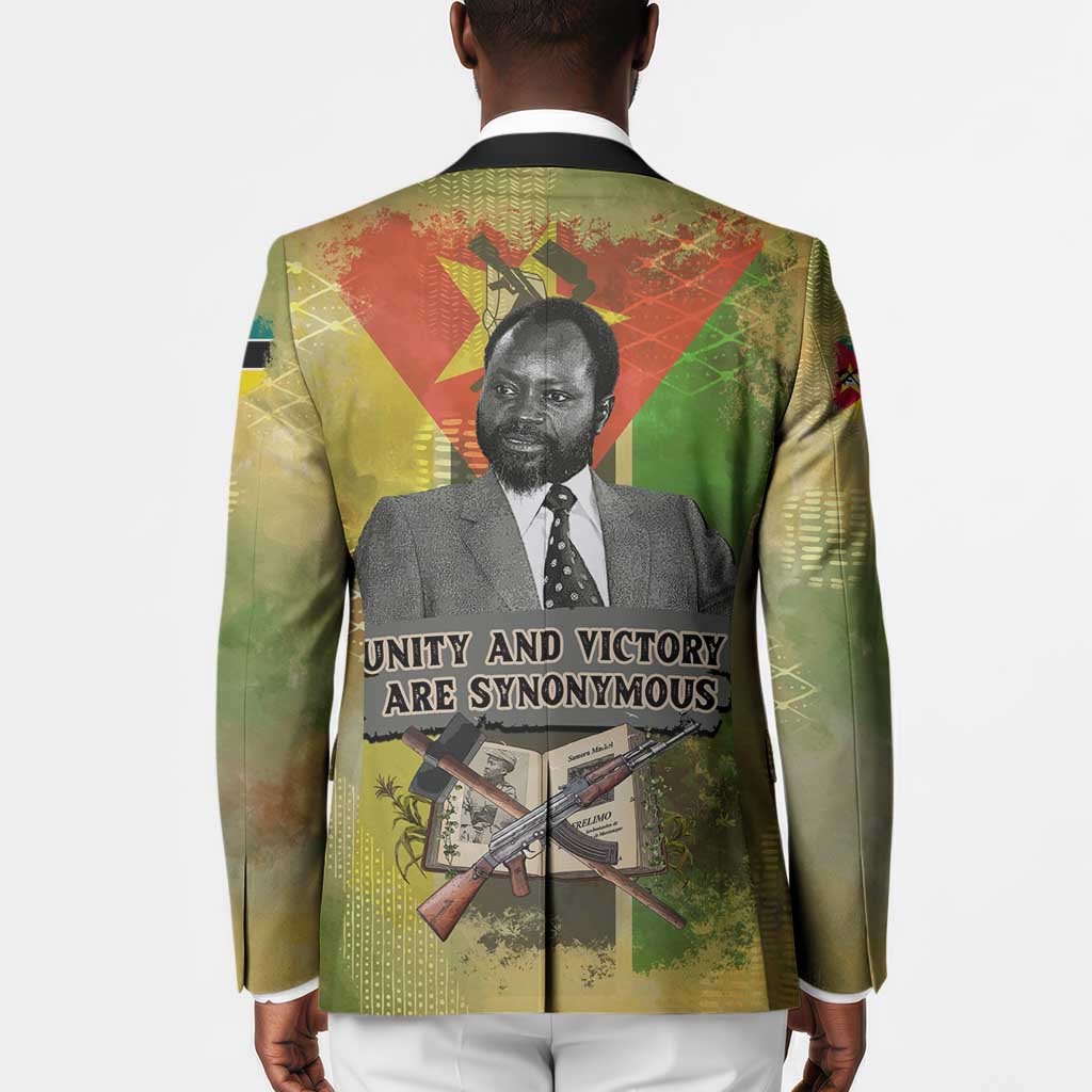 Samora Machel Blazer Mozambique Flag Unity and Victory Quote Liberation Struggle - African Freedom Tribute - African Pride
