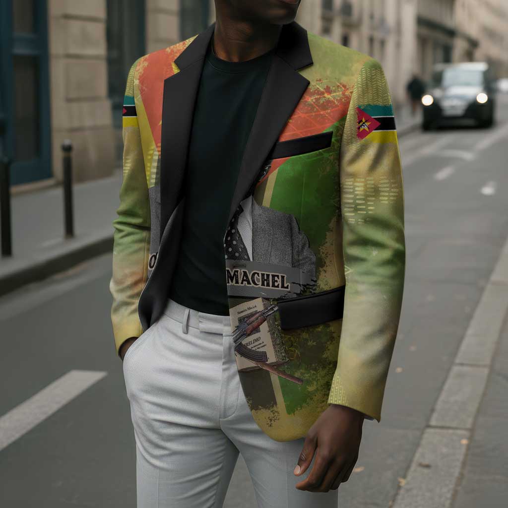 Samora Machel Blazer Mozambique Flag Unity and Victory Quote Liberation Struggle - African Freedom Tribute - African Pride