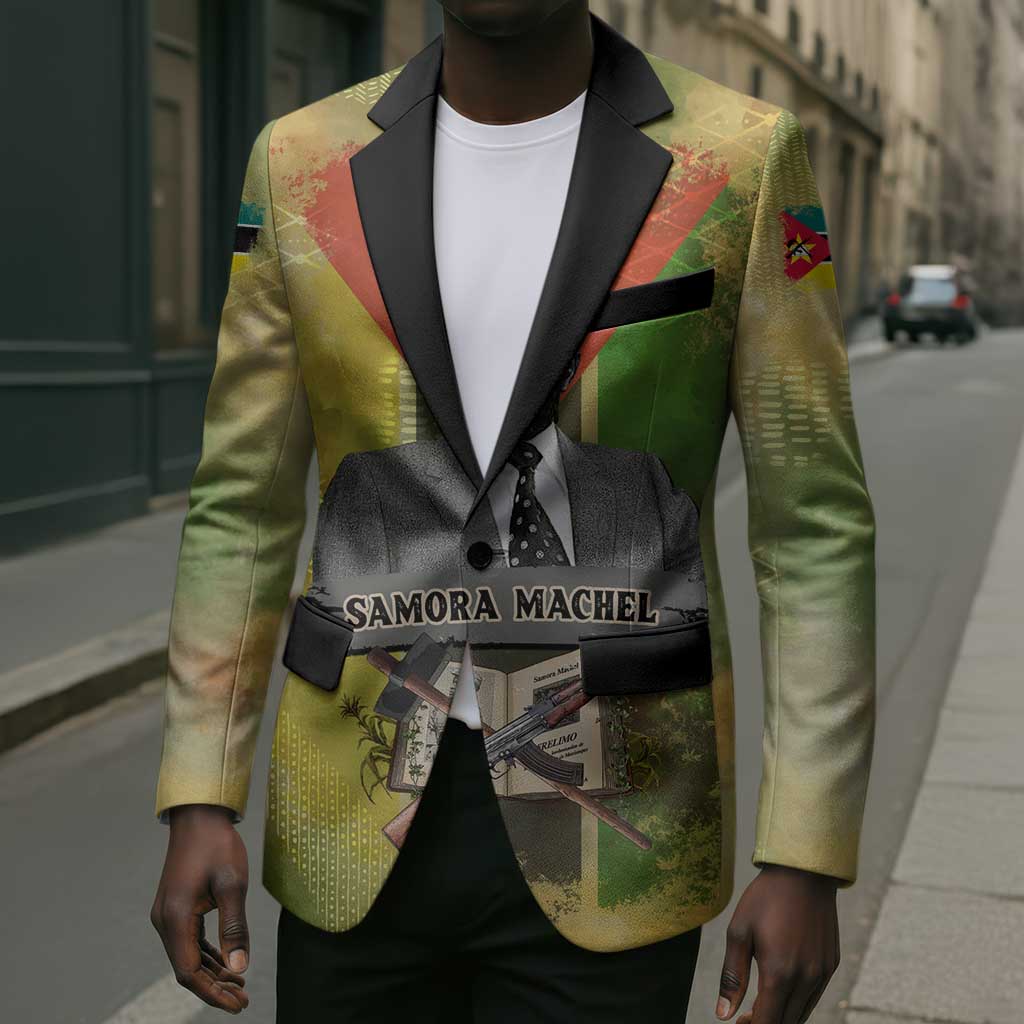 Samora Machel Blazer Mozambique Flag Unity and Victory Quote Liberation Struggle - African Freedom Tribute - African Pride