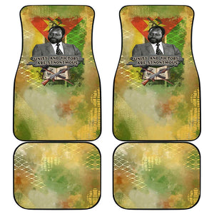 Samora Machel Car Mats Mozambique Flag Unity and Victory Quote Liberation Struggle - African Freedom Tribute - African Pride