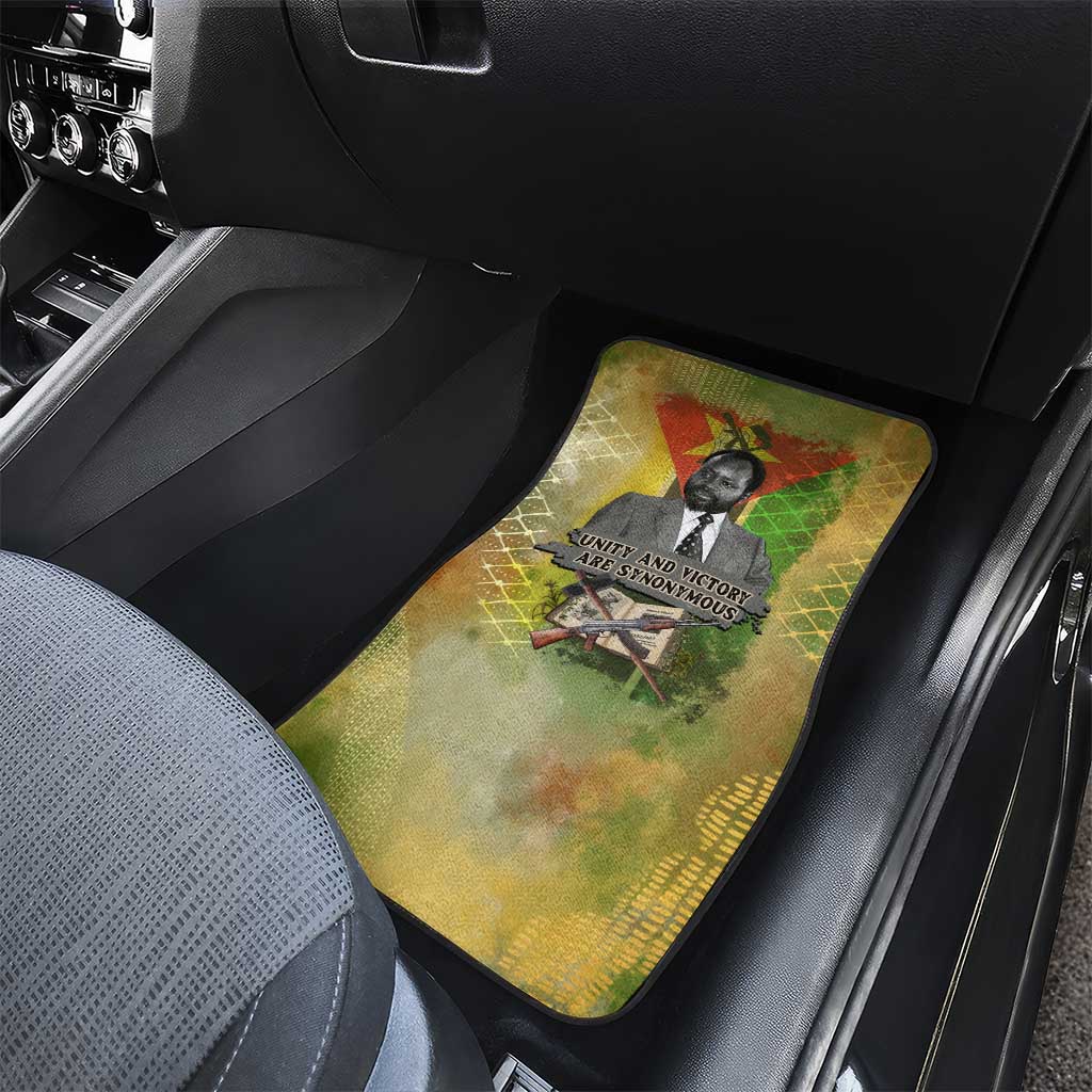 Samora Machel Car Mats Mozambique Flag Unity and Victory Quote Liberation Struggle - African Freedom Tribute - African Pride