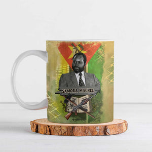 Samora Machel Ceramic Mug Mozambique Flag Unity and Victory Quote Liberation Struggle - African Freedom Tribute - African Pride