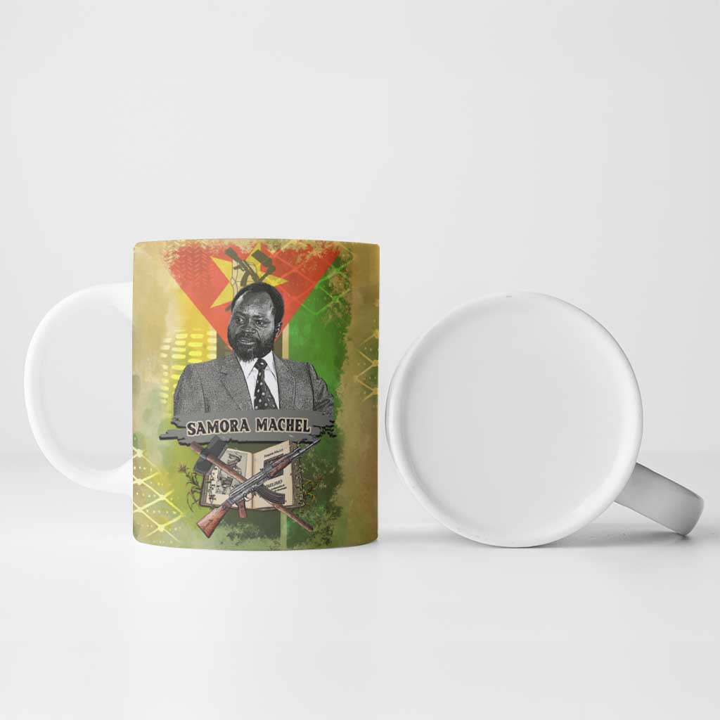 Samora Machel Ceramic Mug Mozambique Flag Unity and Victory Quote Liberation Struggle - African Freedom Tribute - African Pride
