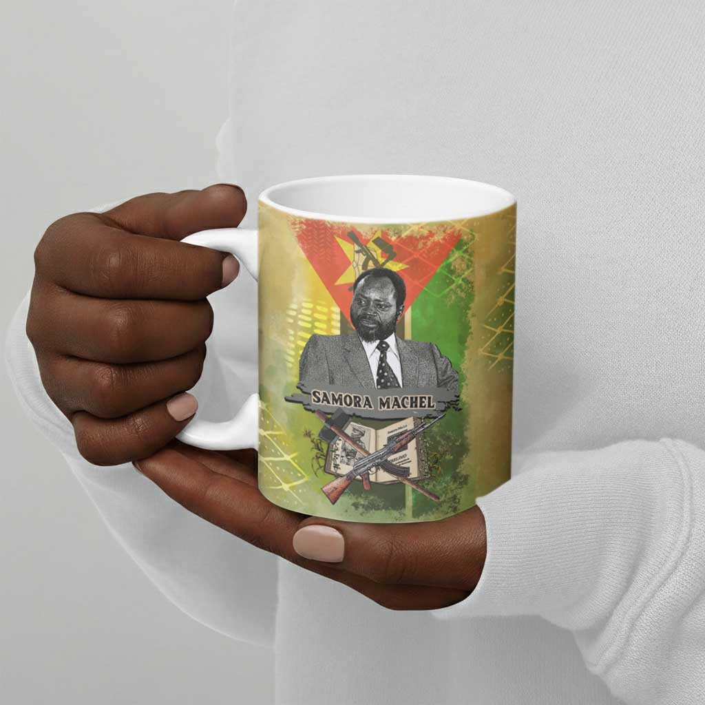 Samora Machel Ceramic Mug Mozambique Flag Unity and Victory Quote Liberation Struggle - African Freedom Tribute - African Pride