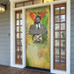 Samora Machel Door Cover Mozambique Flag Unity and Victory Quote Liberation Struggle - African Freedom Tribute - African Pride