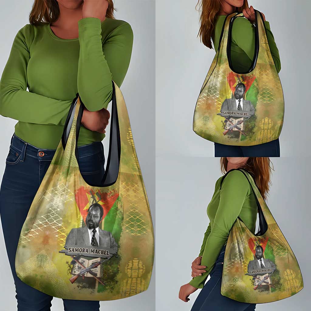 Samora Machel Grocery Bag Mozambique Flag Unity and Victory Quote Liberation Struggle - African Freedom Tribute - African Pride