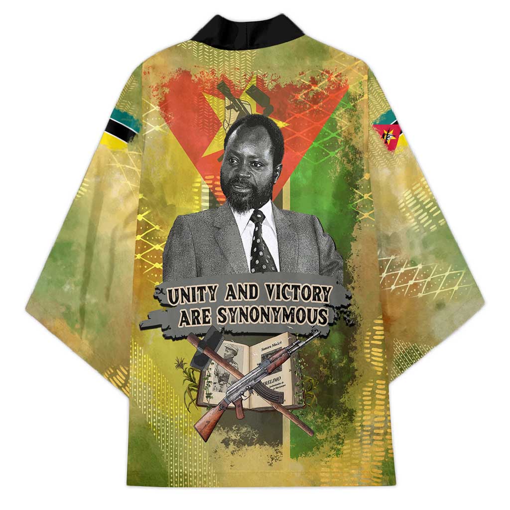 Samora Machel Kimono Mozambique Flag Unity and Victory Quote Liberation Struggle - African Freedom Tribute - African Pride