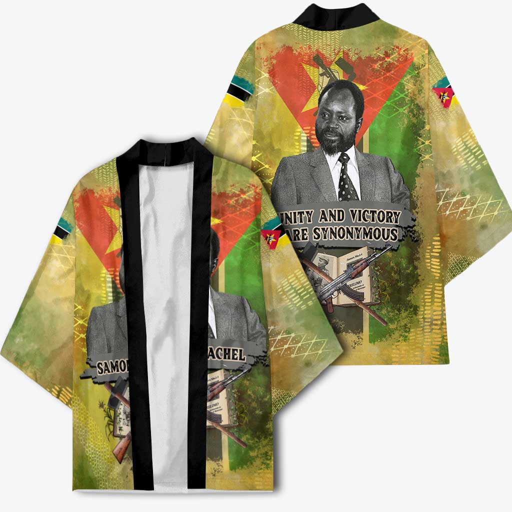 Samora Machel Kimono Mozambique Flag Unity and Victory Quote Liberation Struggle - African Freedom Tribute - African Pride