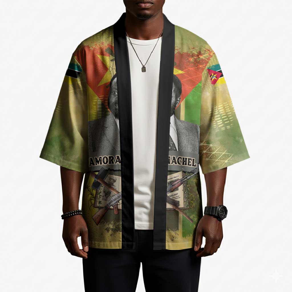 Samora Machel Kimono Mozambique Flag Unity and Victory Quote Liberation Struggle - African Freedom Tribute - African Pride