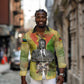 Samora Machel Long Sleeve Button Shirt Mozambique Flag Unity and Victory Quote Liberation Struggle - African Freedom Tribute - African Pride