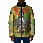 Samora Machel Padded Jacket Mozambique Flag Unity and Victory Quote Liberation Struggle - African Freedom Tribute - African Pride