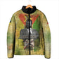 Samora Machel Padded Jacket Mozambique Flag Unity and Victory Quote Liberation Struggle - African Freedom Tribute - African Pride