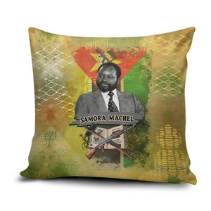 Samora Machel Pillow Cover Mozambique Flag Unity and Victory Quote Liberation Struggle - African Freedom Tribute - African Pride