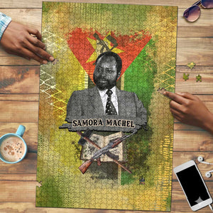 Samora Machel Puzzle Mozambique Flag Unity and Victory Quote Liberation Struggle - African Freedom Tribute - African Pride