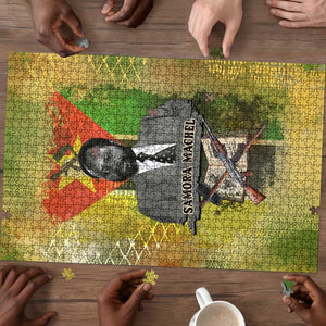 Samora Machel Puzzle Mozambique Flag Unity and Victory Quote Liberation Struggle - African Freedom Tribute - African Pride