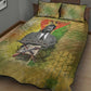 Samora Machel Quilt Bed Set Mozambique Flag Unity and Victory Quote Liberation Struggle - African Freedom Tribute - African Pride