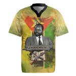 Samora Machel Rugby Jersey Mozambique Flag Unity and Victory Quote Liberation Struggle - African Freedom Tribute - African Pride