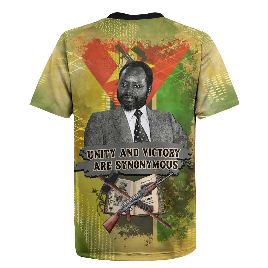 Samora Machel Rugby Jersey Mozambique Flag Unity and Victory Quote Liberation Struggle - African Freedom Tribute - African Pride