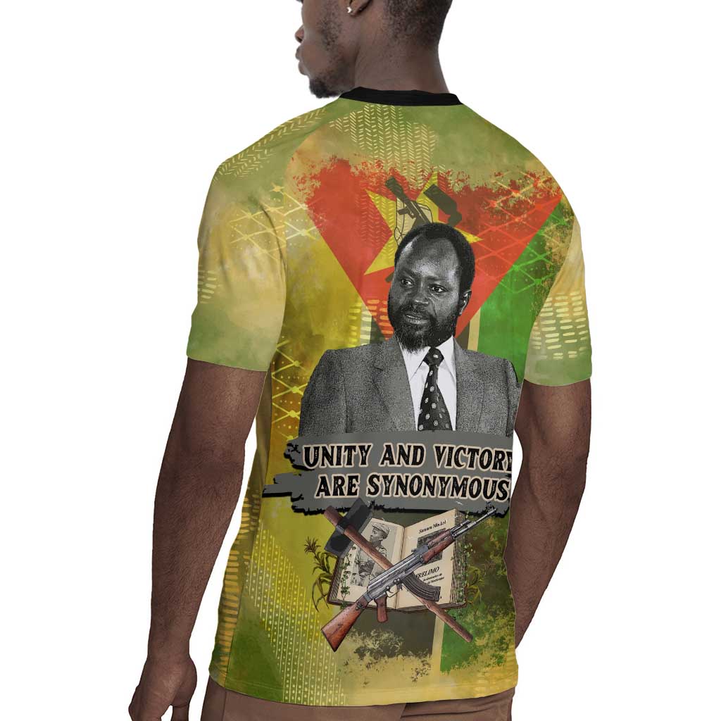 Samora Machel Rugby Jersey Mozambique Flag Unity and Victory Quote Liberation Struggle - African Freedom Tribute - African Pride