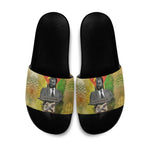 Samora Machel Slide Sandals Mozambique Flag Unity and Victory Quote Liberation Struggle - African Freedom Tribute - African Pride