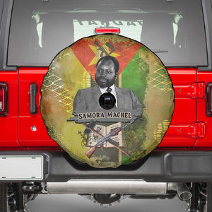Samora Machel Spare Tire Cover Mozambique Flag Unity and Victory Quote Liberation Struggle - African Freedom Tribute - African Pride