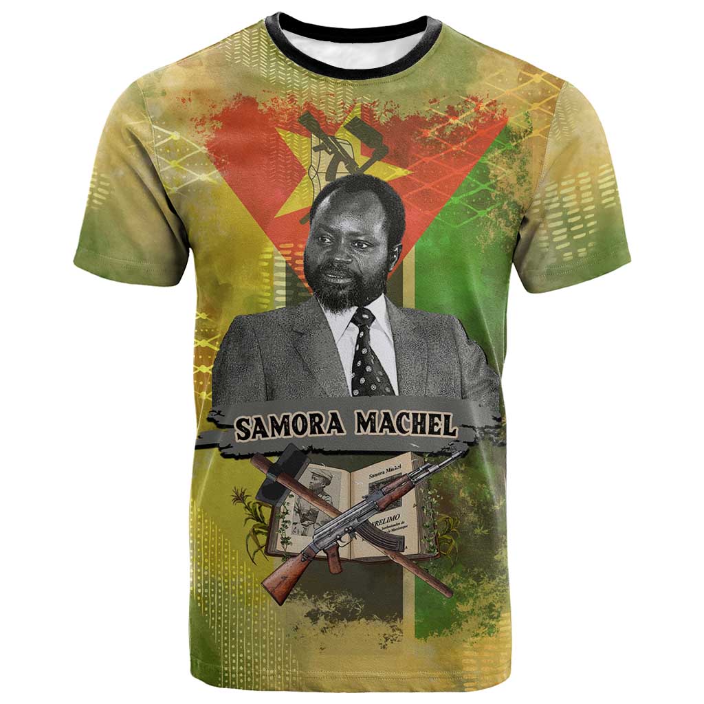 Samora Machel T shirt Mozambique Flag Unity and Victory Quote Liberation Struggle - African Freedom Tribute - African Pride