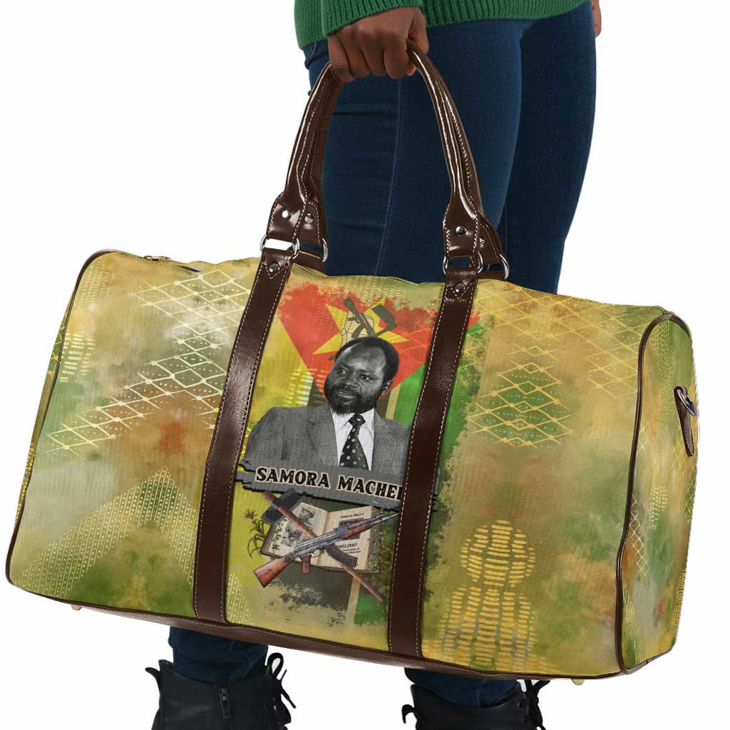 Samora Machel Travel Bag Mozambique Flag Unity and Victory Quote Liberation Struggle - African Freedom Tribute - African Pride