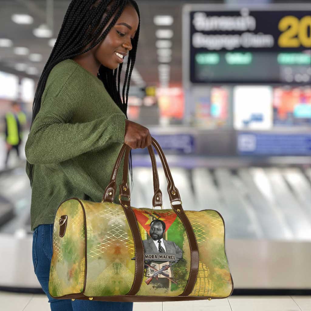 Samora Machel Travel Bag Mozambique Flag Unity and Victory Quote Liberation Struggle - African Freedom Tribute - African Pride