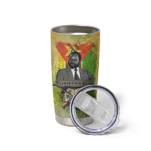 Samora Machel Tumbler Cup Mozambique Flag Unity and Victory Quote Liberation Struggle - African Freedom Tribute - African Pride