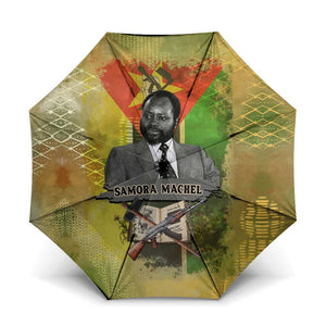 Samora Machel Umbrella Mozambique Flag Unity and Victory Quote Liberation Struggle - African Freedom Tribute - African Pride