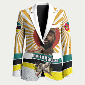 Samora Machel Blazer Radiant Sunburst Bold Anti-Colonial Quote Mozambique Liberation - African Revolutionary Art - African Pride