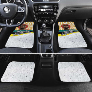 Samora Machel Car Mats Radiant Sunburst Bold Anti-Colonial Quote Mozambique Liberation - African Revolutionary Art - African Pride