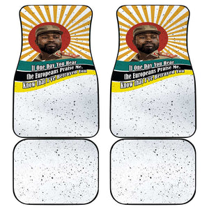 Samora Machel Car Mats Radiant Sunburst Bold Anti-Colonial Quote Mozambique Liberation - African Revolutionary Art - African Pride