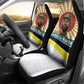 Samora Machel Car Seat Cover Radiant Sunburst Bold Anti-Colonial Quote Mozambique Liberation - African Revolutionary Art - African Pride