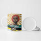 Samora Machel Ceramic Mug Radiant Sunburst Bold Anti-Colonial Quote Mozambique Liberation - African Revolutionary Art - African Pride