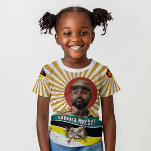 Samora Machel Kid T shirt Radiant Sunburst Bold Anti-Colonial Quote Mozambique Liberation - African Revolutionary Art - African Pride