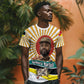 Samora Machel T shirt Radiant Sunburst Bold Anti-Colonial Quote Mozambique Liberation - African Revolutionary Art - African Pride