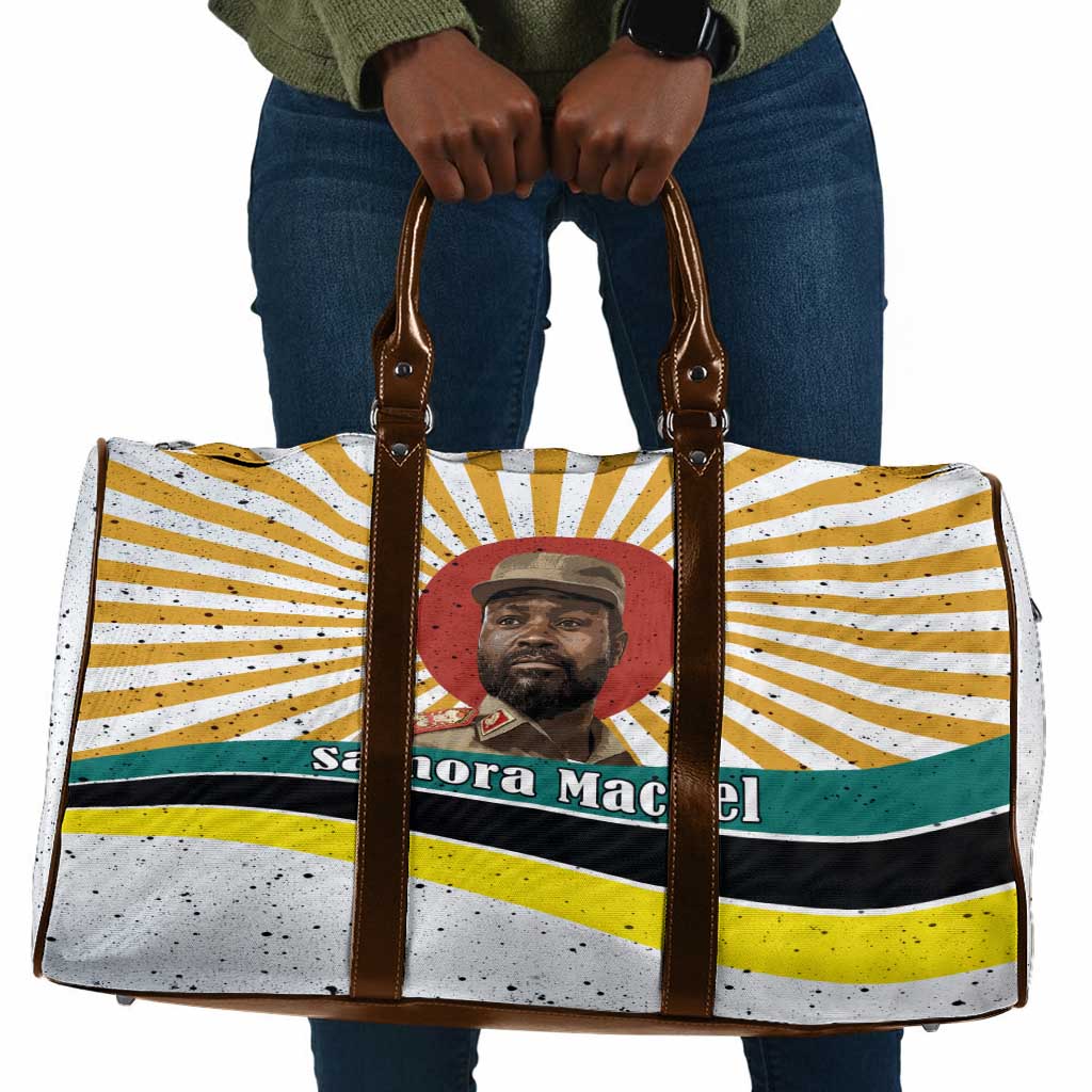 Samora Machel Travel Bag Radiant Sunburst Bold Anti-Colonial Quote Mozambique Liberation - African Revolutionary Art - African Pride