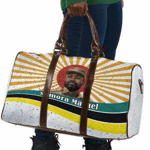 Samora Machel Travel Bag Radiant Sunburst Bold Anti-Colonial Quote Mozambique Liberation - African Revolutionary Art - African Pride