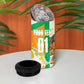 Personalized Ivory Coast Football 4 in 1 Can Cooler Tumbler Elephant Mascot Flag - Comic Style Graphic