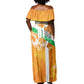 Personalized Ivory Coast Football Off Shoulder Maxi Dress Elephant Mascot Flag - Comic Style Graphic