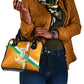 Personalized Ivory Coast Football Shoulder Handbag Elephant Mascot Flag - Comic Style Graphic