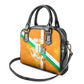 Personalized Ivory Coast Football Shoulder Handbag Elephant Mascot Flag - Comic Style Graphic